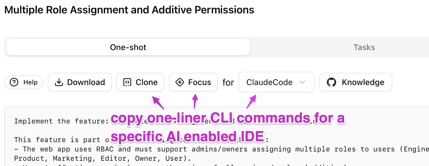 CLI commands